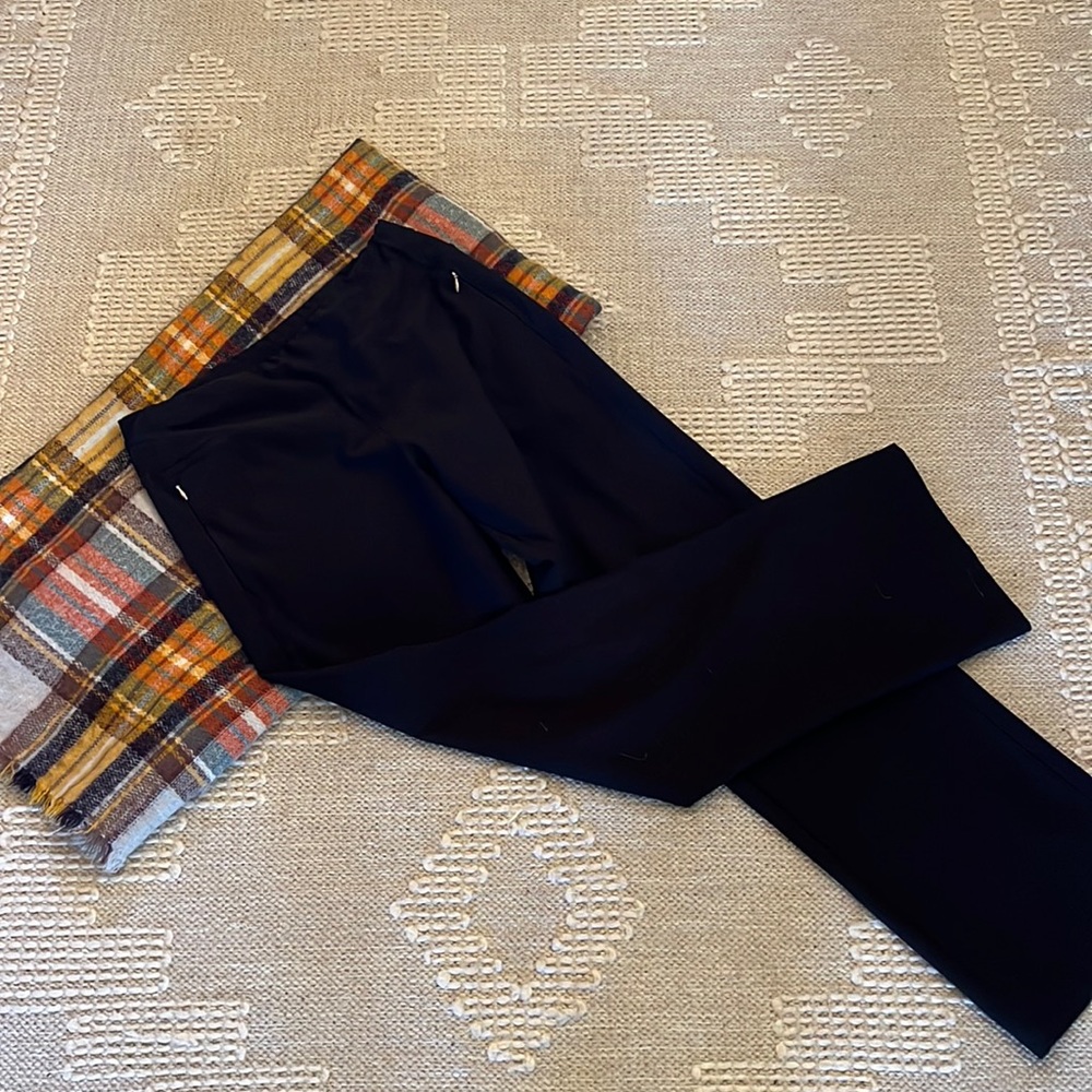 Lucy black straight fit pants